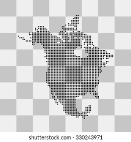 map of North America