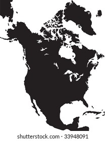 Map of North America