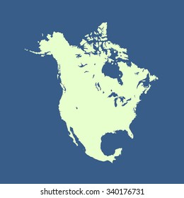 map of North America