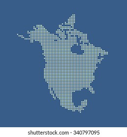 map of North America