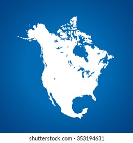 map of North America