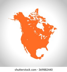 map of North America