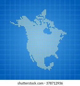 map of North America