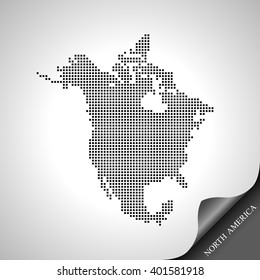 map of North America