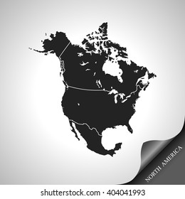 map of North America
