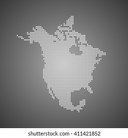 map of North America
