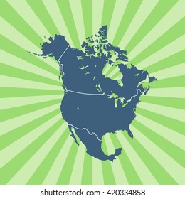 map of North America
