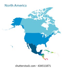 Map of North America