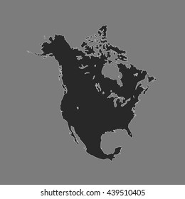 map of North America