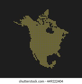 map of North America