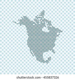 map of North America
