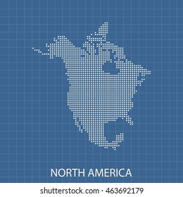 map of North America