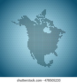 map of North America