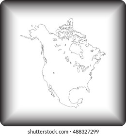 map of North America