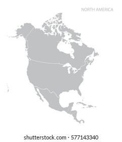 Map of North America