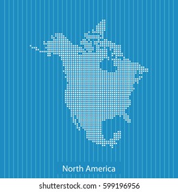map of North America