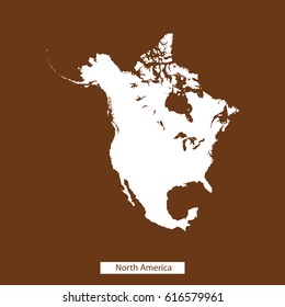 map of North America