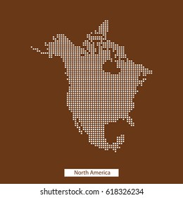 map of North America