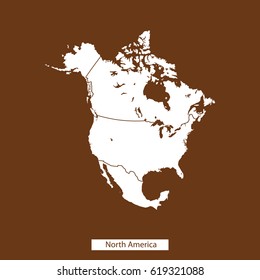 map of North America