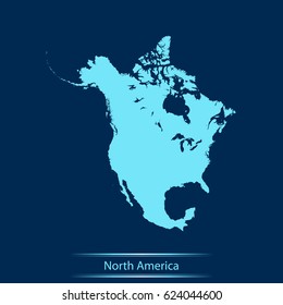 map of North America