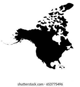 Map of North America