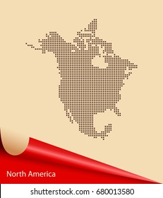 map of North America