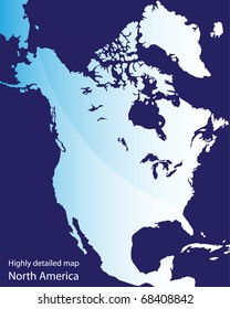 Mapa de América del Norte