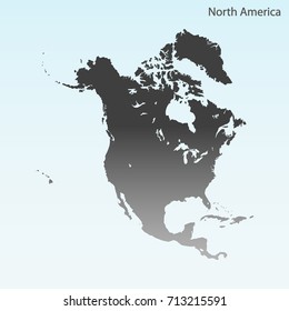 map of North America