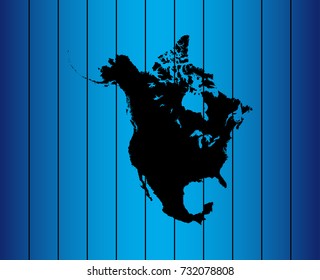 map of North America
