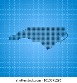 map of North Carolina
