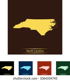 map of North Carolina