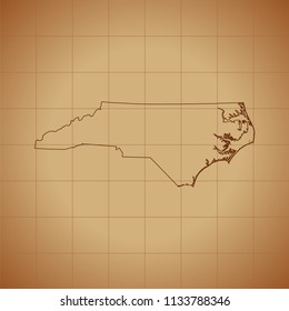 map of North Carolina