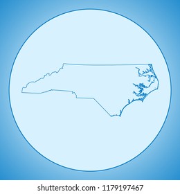 map of North Carolina