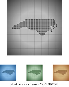 map of North Carolina
