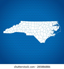 map of North Carolina