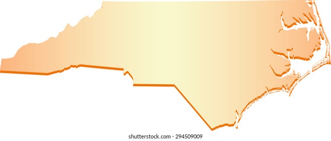 map of North Carolina