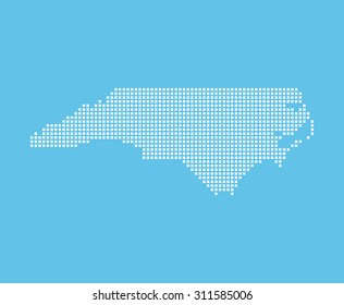 map of North Carolina