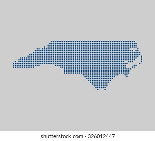 map of North Carolina