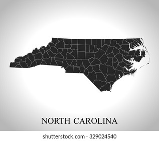 map of North Carolina