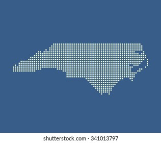 map of North Carolina