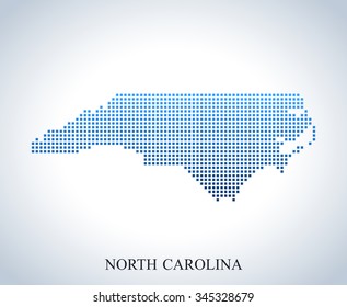 map of North Carolina