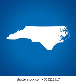 map of North Carolina