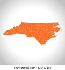 map of North Carolina