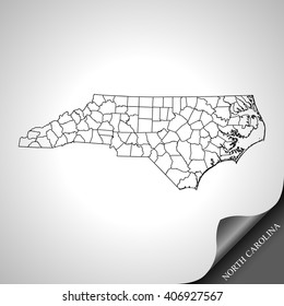 map of North Carolina