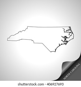 map of North Carolina