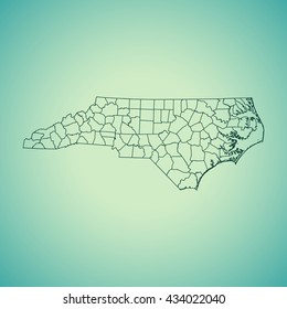 map of North Carolina