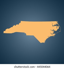 map of North Carolina