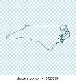 map of North Carolina