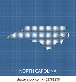 map of North Carolina