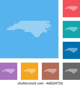 map of North Carolina